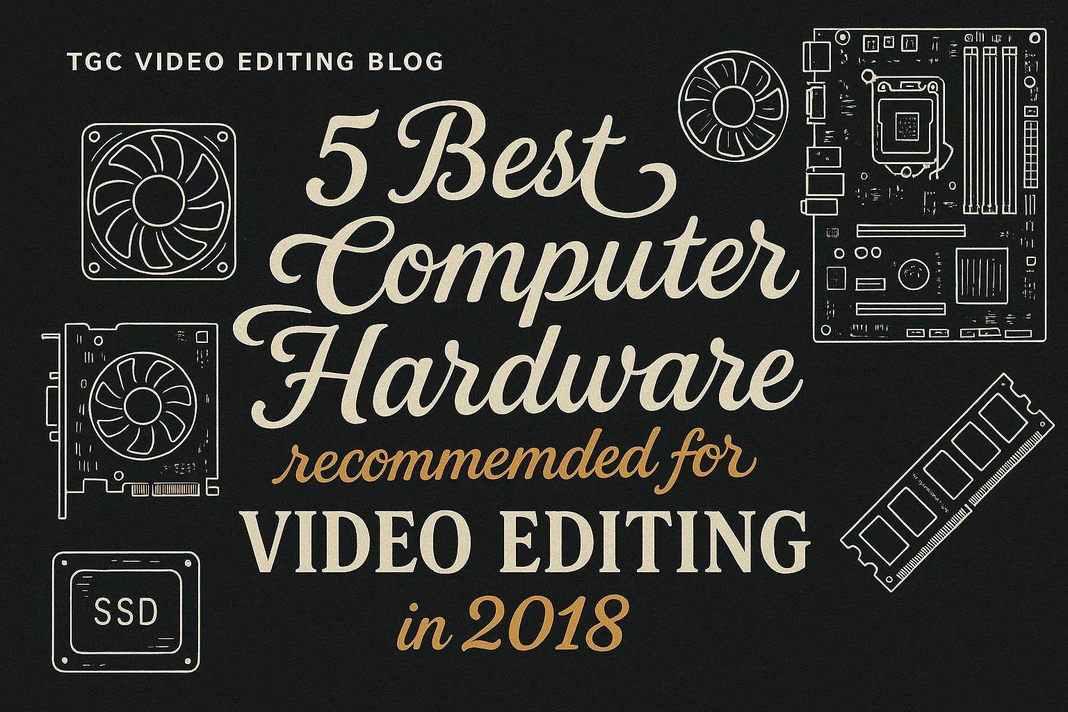 5 Best Computer Hardware recommended for Video Editing in 2018